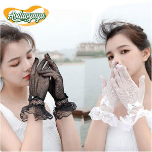 Aoduoyaya Hand Glove Women Lace Glove Elegant Wedding Glove Sarung Tangan Retro Style