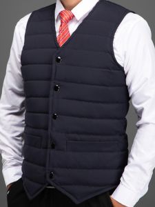Extra Large Mens down Vest Duck Feather Warm Inner Wear Fat Person Super plus Size Coat Standard Fashion Urban Style V-Neck