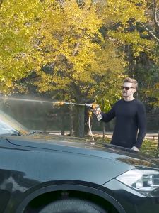 High Pressure Washer 2 Batteries Portable Vehicle Mounted Unit Cordless Car Washing Spray Gun High Water Pump Spray