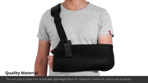 MAXXGYM Fracture Cast Arm Sling Wrist Shoulder Support Immobilizer Elbow Injury Arm Forearm Joint Fr