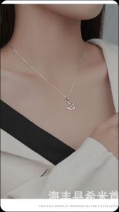 Kalung Wanita Liontin Kuda Troya Bahan Perak Murni S925 Anti Karat & Luntur