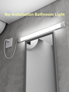 SAINAHEPAN | Non-drilling Bathroom Mirror LED Makeup Lighting Strip