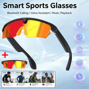 Intelligent Riding Glasses Bluetooth Call Music Playing Voice Assistant Remote Photo Capture Outdoor Cycling Smart Glasses Q01