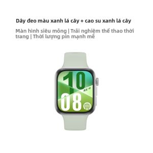 Huawei Fit4 | Đồng Hồ Thông Minh Siêu Mỏng Màn Hình Lớn Thời Trang Thể Thao với Chức Năng Theo Dõi Giấc Ngủ Dây đeo cao su huỳnh quang màu tím Hyacinth|Dây đeo cao su flo màu xanh lá cây