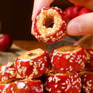 Snacks individual packaging nonnuclear rock candy hawthorn frozen sesame hollow sugar gourd