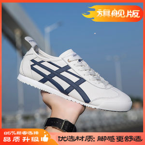 Classic Mens Casual Shoes Black Genuine Leather Flat Sports Sneakers Autumn Winter Trendy Brand Dequn Shoes Comfortable All-Match