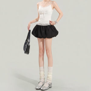 XINGJUSHE | Summer High Waist A-Line Flared Tutu Skirt Small Sizes