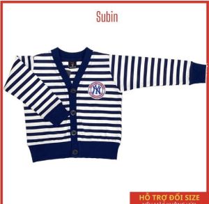 Áo khoác cardigan cho bé trai 8 - 30kg
