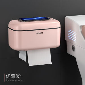 Hộp Đựng Khăn Vệ Sinh Phòng Tắm Chống Thấm Nước Giá Đỡ Khăn Giấy Túi Đựng Rác Treo Tường Sang Trọng Cao Cấp Không Cần Khoan