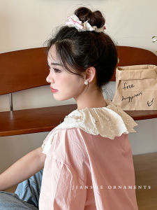 Ballet Style Ribbon Butterfly Knot Hair Ties: A Cream Color Series for Teens