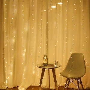Led Curtain Lights Fairy Lights Decoration Chambre For Christmas Wedding Ramadan Navidad Home Festoon Garland Bedroom Usb Remove