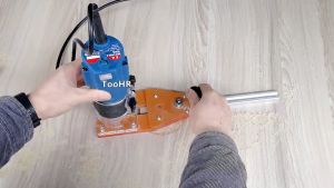 1 Buah Pemotong Posisi Panduan Tepi Mesin Pemangkas Alat Pembuka Lubang Router Kayu Alat Alur Penggilingan (Hanya 1 Buah Papan Flip)
