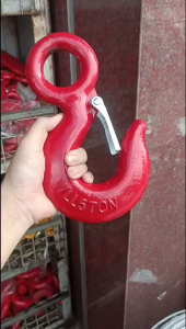 Móc Tròn Đỏ Kéo Buộc Hàng (Số 5T) Móc Nối Dây Cáp Dây Xích Vận Chuyển Hàng Hoá Nhà Xưởng Kho Bãi