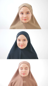 Arafa Hijab - Afiya Khiban | Khimar Bandana Polos Syari | Bergo Premium Umroh | Kerudung Simpel Haji | Jilbab Instan Hitam Kekinian 2025 Nyaman | Hijab Longgar Syari Modern Wanita Mudah Dipakai