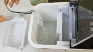 Nugget Ice Maker Countertop 35lbs/24Hrs Chewable Pellet Ice 6-Min Quick Ice Self-Cleaning Portable Sonic Ice Machine