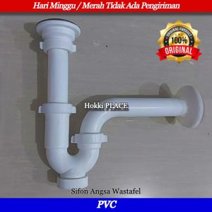 SIFON ANGSA WASTAFEL PVC SARINGAN WASTAFEL PLASTIK SIFON ANGSA HIGH QUALITY