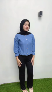 Sella Cardigan Knitt Hornett| Atasan Trend Wanita kekinian