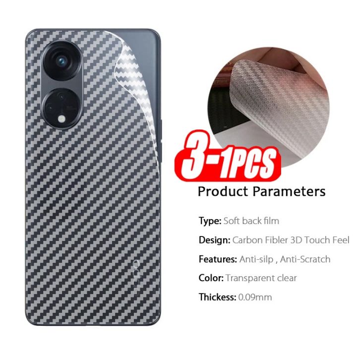 Infinix Note 40 Pro 5G 2024 3D Back Carbon Fiber Phone Screen Back Film for Infinix Note40Pro Note 40Pro Note40 40 Pro + 5G 4G 2024 Translucent Protective Screen Protector Film