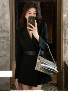 QFN | Slimming Waist Black Dress