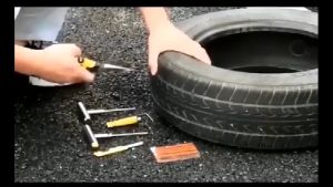 12pcs Cars Tire Repair Tools Kit With Box Car Tubeless Tire Repair Tools Kit Portable For Car Tire Repair