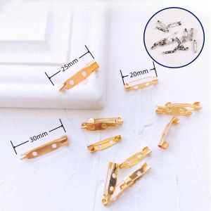 50Pcs 20 25 30mm Perforated Brooch Pin DIY Handmade Jewelry Accessories
