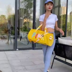 Túi du lịch thời trang tập gym kiểu Pink