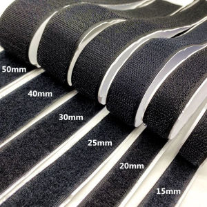 Extra Strong Adhesive Velcro Tape | 2M Roll Professional Grade Nylon Hook & Loop | Heavy Duty Fastener for DIY Home Office