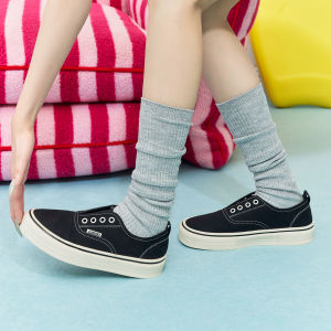 Giày Vải Đế Bằng Thường Ngày Mùa Đông 2025 Giày Lười Đa Năng Cho Nữ Giày Vải Đế Bằng Đế Bằng Phong Cách Công Sở Màu Trơn