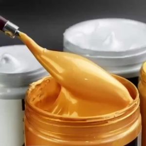 50/100/300ml Silver Acrylic Paint Metal Pearlescent Hand-painted Gypsum Glue Waterproof and Non-fading DIY Painted Paint