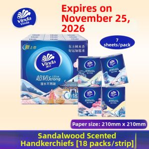 Vinda | Camellia Scented Printed Ultra-strong Portable Tissues