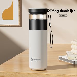 CHICU TOM | Cốc Giữ Nhiệt Phân Loại Trà và Nước Tiện Lợi 316 Thép Không Gỉ