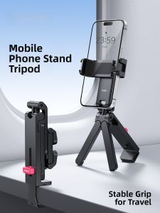Ulanzi Portable Mini Foldable Phone Stand MA89 for High Speed Train Airplane Desktop Seat Clamp Fixed Shot Support Bracket