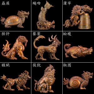 Pure Copper Decorative Ornaments Southeast Asian Style Animal Shaped Desktop Decorations for Friends Living Room Gifts