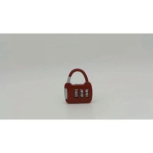 3 Digit Durable Code Combination Password Lock Mini Luggage Case Lock Backpack Padlock -Lumbley