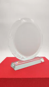 GLASS PLAQUE TROPHY HEIGHT:20CM(CUSTOMIZE AVAILABLE)620-7