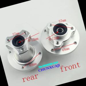 High Quality CNC 12mm Axle Hole Motorcycle Front & Rear Wheel Hub for Honda Z50 Bike
