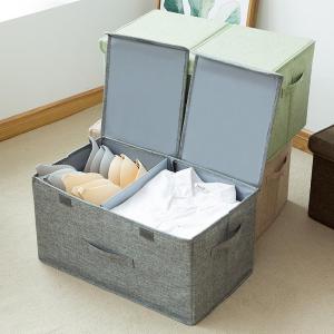 Water-washable Foldable Dual Compartment Storage Box