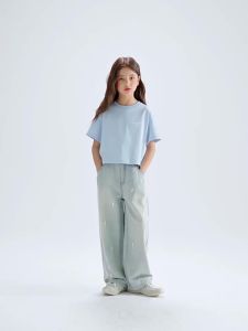MUCMUKN | Cool Full Glitter Snow Textured Batik Cotton Girls Tshirt