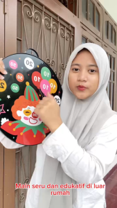 Mainan Anak MAGNETIC DART DOUBLE-SIDED 1020 Mainan Magnet Papan Lempar Edukatif Aman Tanpa Tajam