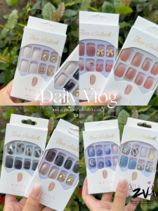 24PCS Short Press-On Nails｜Cute Kuku Palsu｜Ready Stock & Fast Shipping
