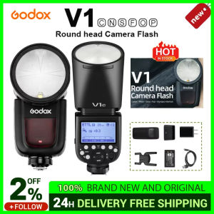 Godox V1 TTL HSS แฟลช Speedlite 1/8000S V1N V1C V1S V1O V1F สำหรับ Canon Nikon สำหรับ Sony Fuji Olympus
