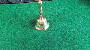 Lonceng Tangkai Kuningan Diameter 7cm: Aksesoris Kerajinan Unik