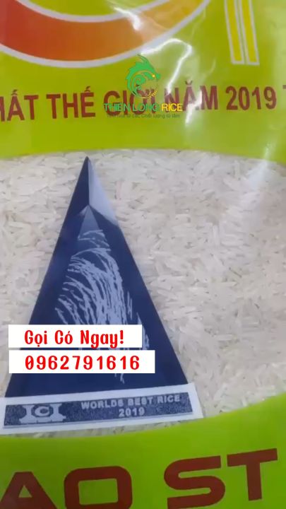 Gạo ST25 Hiệu Ông Vua hàng vuông tôm đặc sản sóc trăng Bịch 5Kg | Lazada.vn