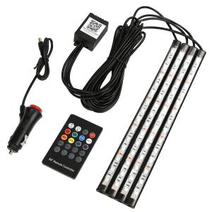 SAMURAI CAR | Wireless LED Interior Car Light USB Foot Atmosphere Light Sound Control Music Light