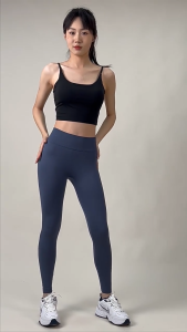 Quần thể thao legging dài XGYM chất dệt kim cho nữ tập gym yoga chạy bộ đạp xe chun mông XK940