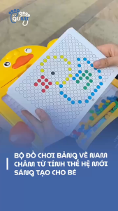 Bảng Xếp Hình Nam Châm Vẽ Nam Châm Từ Tính Vịt Vàng Thế Hệ Mới Sáng Tạo Cho Bé Đồ chơi học tập và giáo dục cho trẻ sơ sinh và trẻ nhỏ.