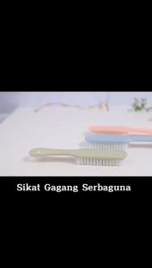 Sikat Gagang Plastik Serbaguna / Gap Cleaning Brush / Alat Pembersih Sepatu Sandal Pakaian Baju WC Toilet Kamar Mandi Lantai Ubin Keramik Wajan Wastafel Dapur Multifungsi / Kuas Bulu Super Halus & Lembut Antinoda - HOMIA