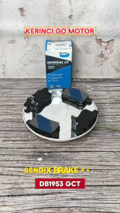 Bendix DB-1953 GCT Kampas Rem Belakang Brake Pad Accord 08-13