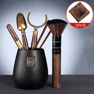 XIANGYE | Bộ Trà Trung Quốc với Kẹp Trà Dao Trà Kim Trà Đong Trà và Cọ Trà