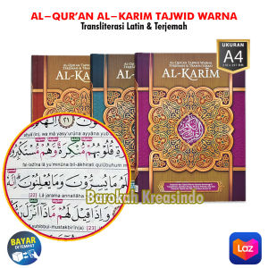 Al Quran Terjemahan Alquran 30 Juz Lengkap Tajwid Warna Warni Ukuran Besar Jumbo Tulisan Besar